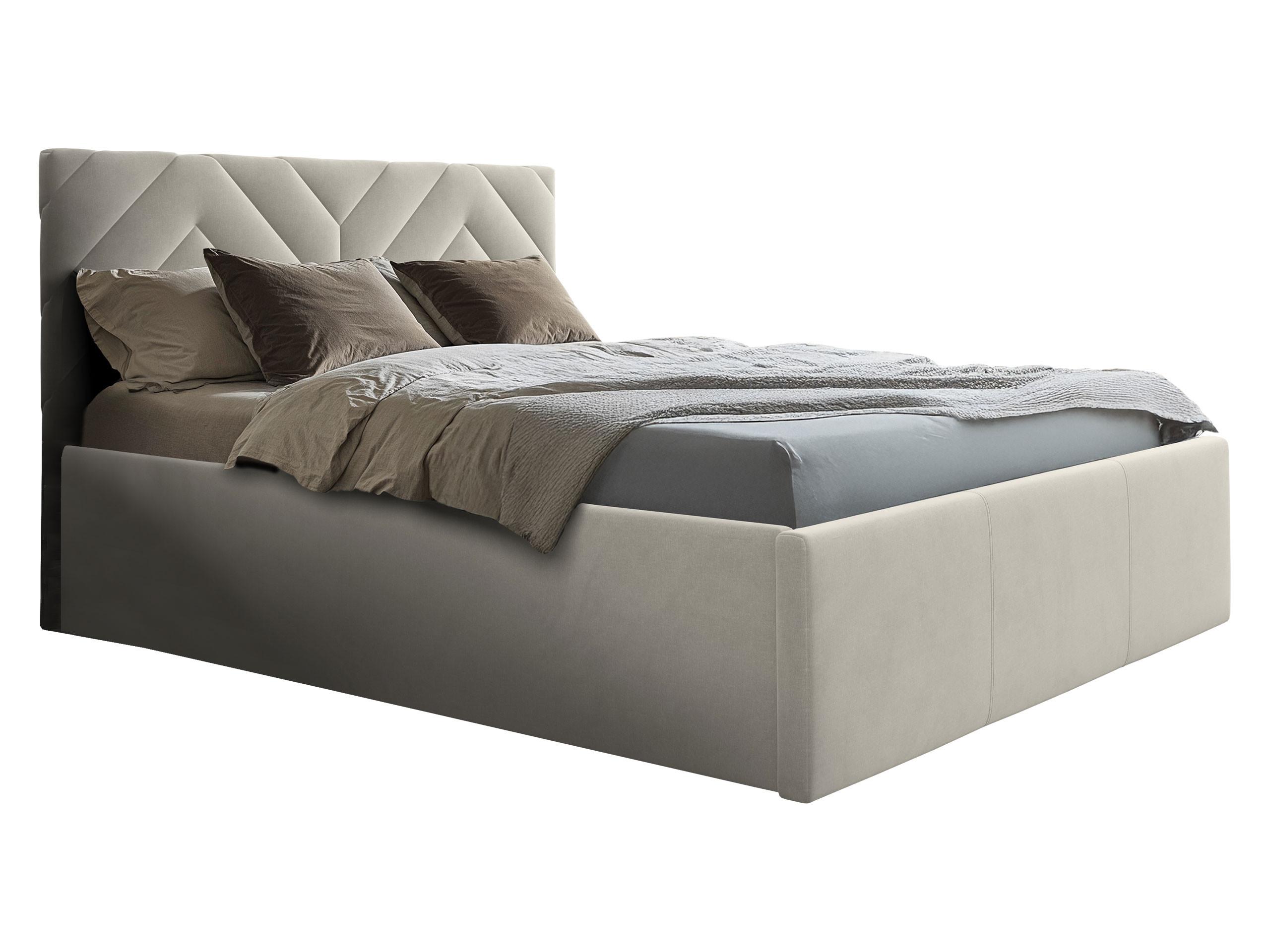 POLSTERBETT Azzuro - Beige/Naturfarben, Holz/Holzwerkstoff (180/200cm) - MIRJAN24