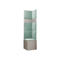 GARDEROBEN-SET Orion XXI - Kaschmir/Mintgrün, Holzwerkstoff/Kunststoff (42/186/46cm) - MIRJAN24