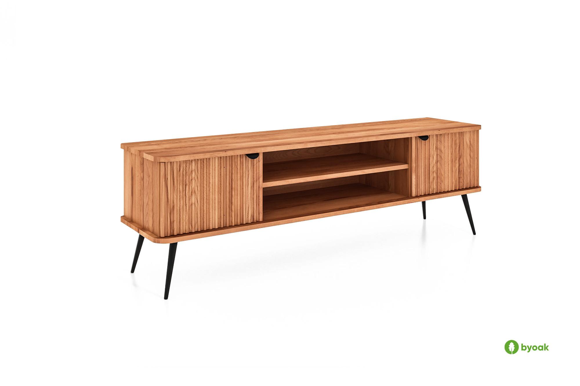 TV-STÄNDER LINA Kernbuche - Kernbuche, Holz (180/57/46cm) - byoak