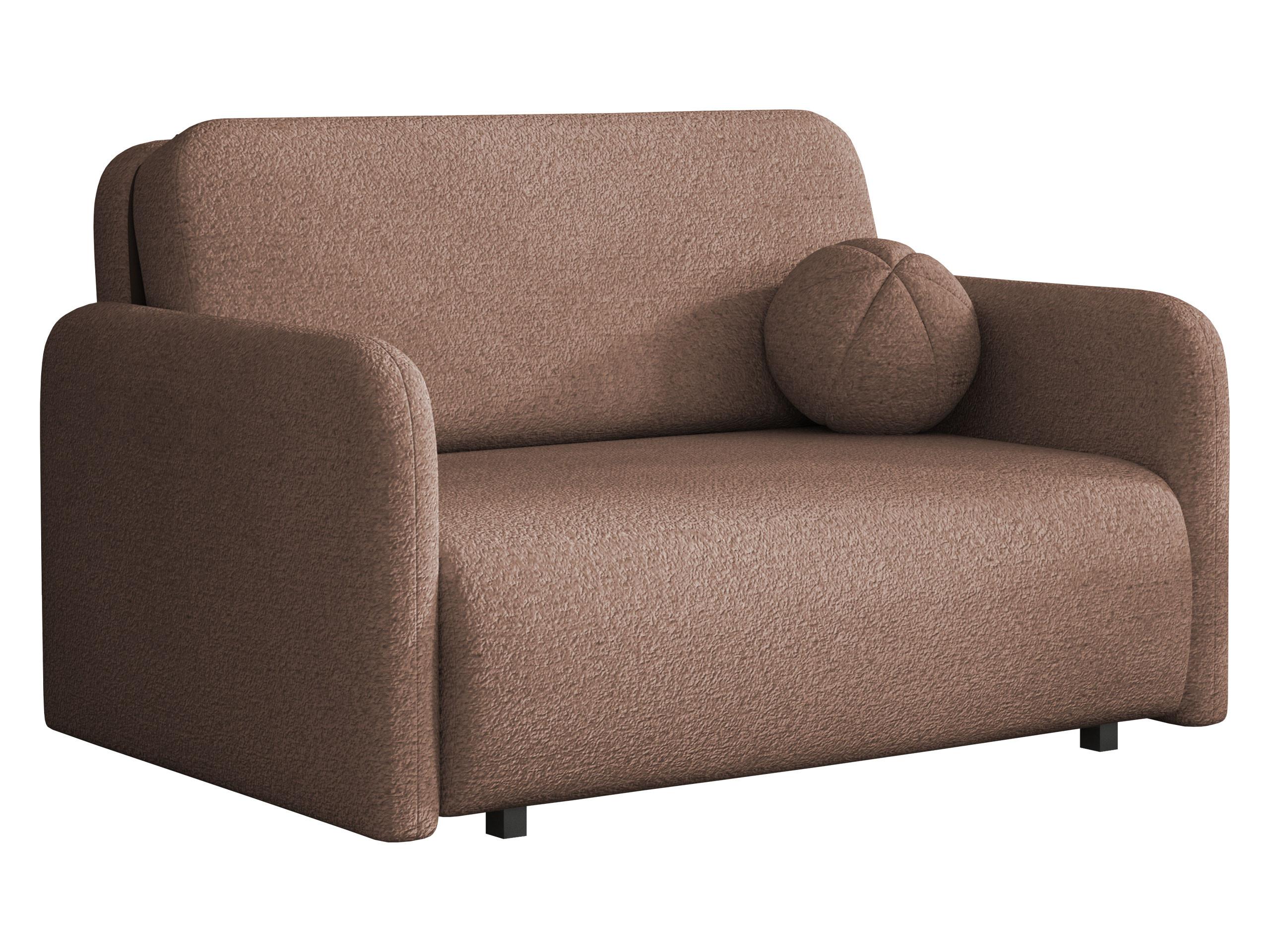 SCHLAFSOFA Viva Sun II - Schwarz/Braun, Holz/Textil (130/85/103cm) - MIRJAN24