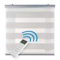 DOPPELROLLO Motorisiertes Grau 100x250 cm - Grau, Kunststoff (100/250cm) - STORESDECO