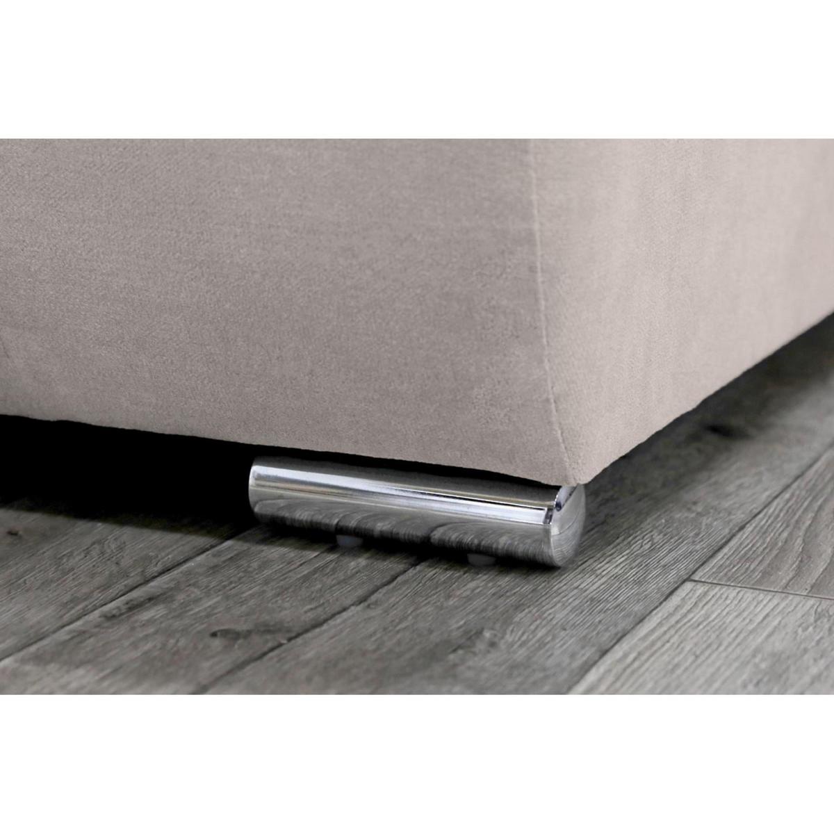 SCHLAFSOFA Draco 3-Sitzer, mit Bettkasten, Beige - Beige, Textil (240/85/110cm) - Beautysofa