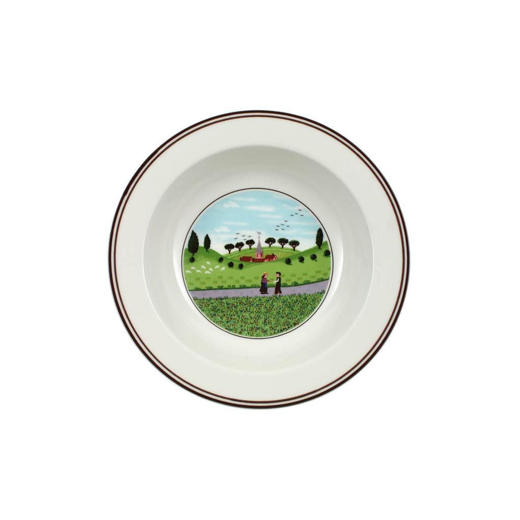 SALATSCHALE BEGEGNUNG Design Naif bunt ø 20 cm - Multicolor, Keramik (20cm) - Villeroy & Boch