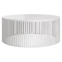 COUCHTISCH Velede - Schwarz/Weiß, Holzwerkstoff/Metall (75/75/30cm) - MIRJAN24