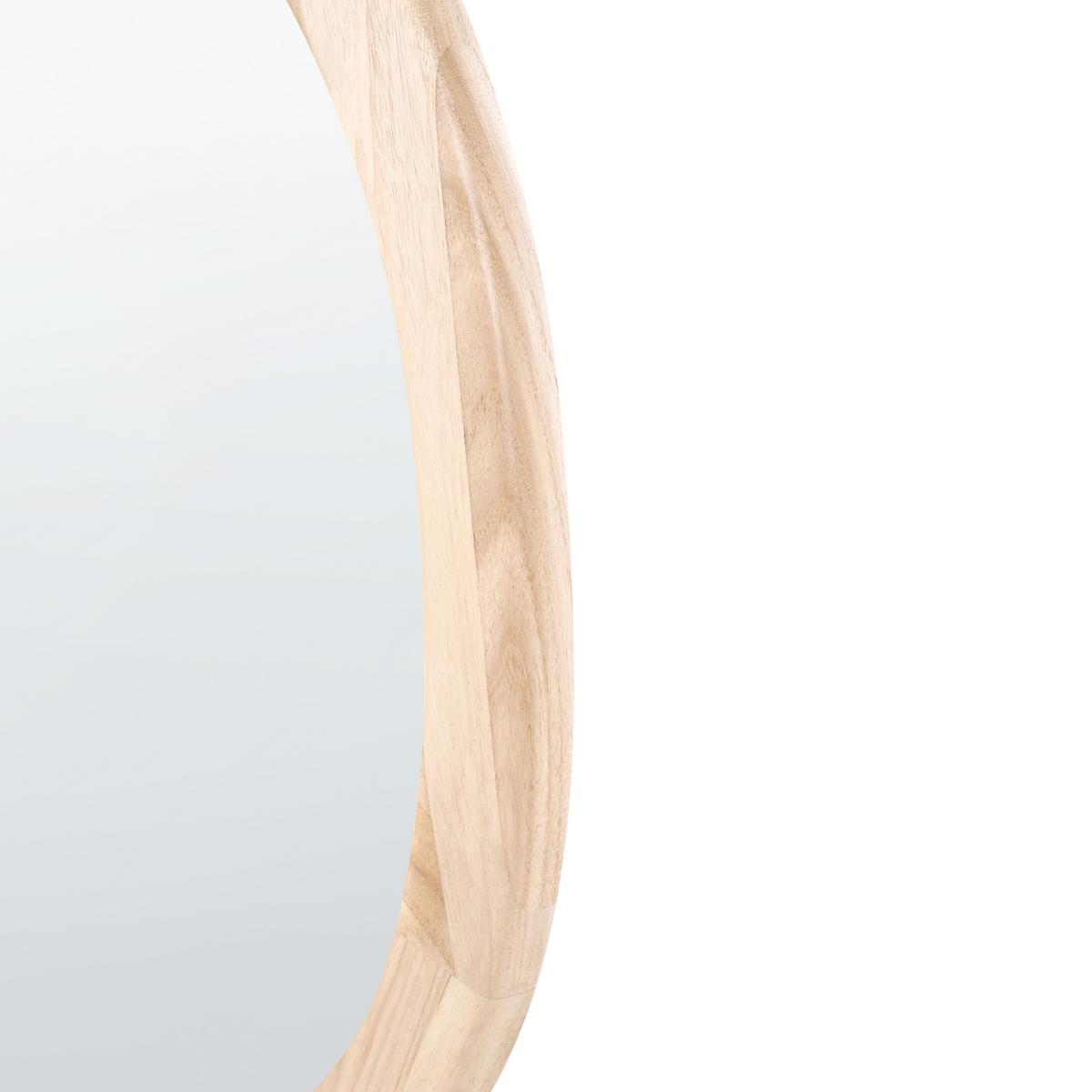 WANDSPIEGEL 59/150 cm Paulownia-Holz Hellbraun Montvalen - Hellbraun/Braun, Holz (59/150/3cm) - Beliani
