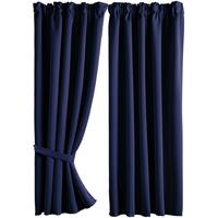 VORHANG 2ER SET NEWYORK HxB 160x140 cm Blau - Blau, Textil (140/160cm) - Gardinenbox