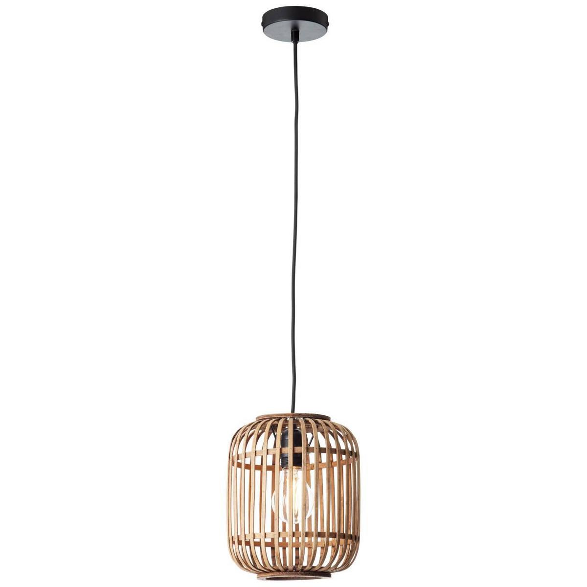 PENDELLEUCHTE Woodrow 93777/20 - Hellbraun, Metall (21.5/21.5/130cm) - Brilliant