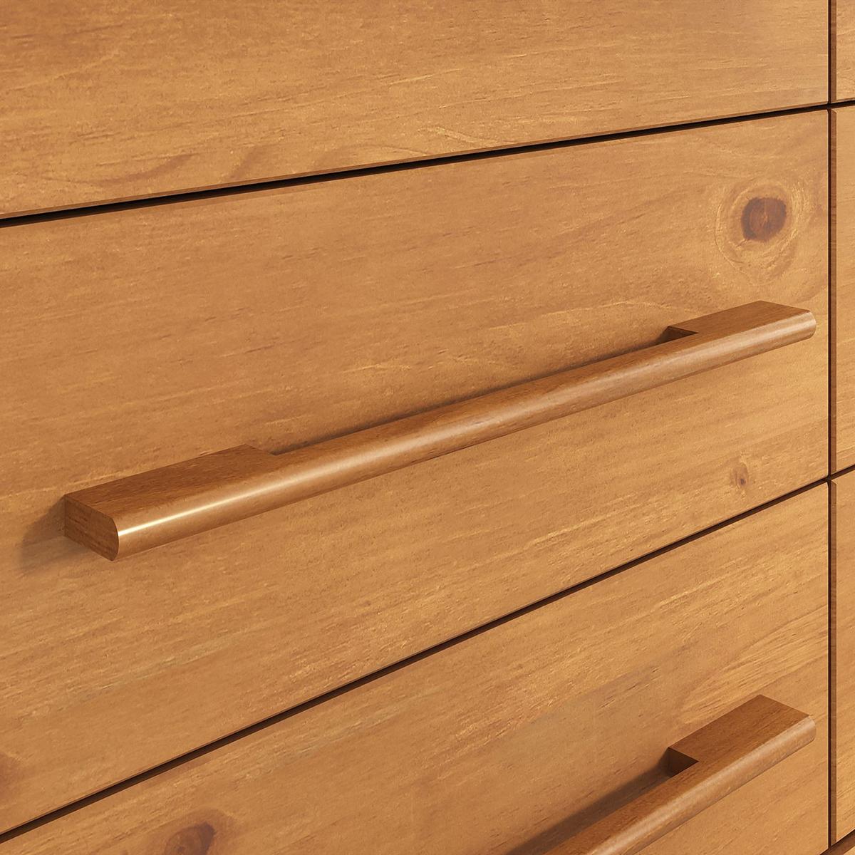 KOMMODE TECCA Eiche - Eichefarben, Holz (111/79/41cm) - IDIMEX