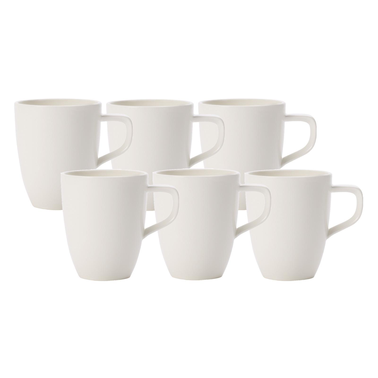 KAFFEEBECHER Artesano Original weiß 380 ml 6er Set - Weiß, Keramik (0.38L) - Villeroy & Boch