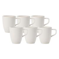 KAFFEEBECHER Artesano Original weiß 380 ml 6er Set - Weiß, Keramik (0.38L) - Villeroy & Boch