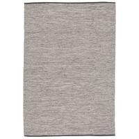 BAUMWOLLE NATUR KELIM TEPPICH EASY MELIERT - Grau, Textil (200/290cm) - Pergamon