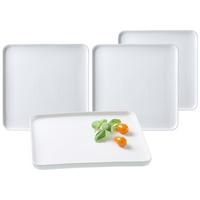 SERVIERPLATTEN Skagen weiß 25 x 25 cm 4er Set - Weiß, Keramik (25/2/25cm) - Ritzenhoff Breker