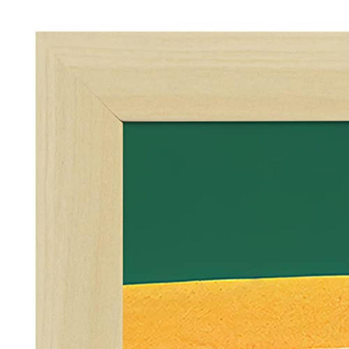 POSTER Set mit 4 Abstrakt Spiral Moderne Galaxien A4 Rahmen aus hellem Holz - Beige, Papier (29.7/3cm) - Nacnic