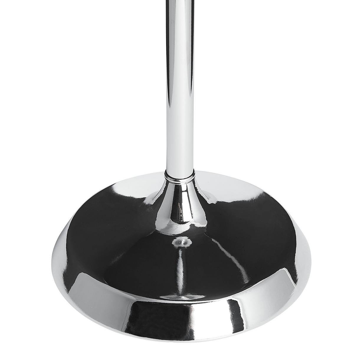 KERZENSTÄNDER Silber 58 cm Cotui - Silberfarben, Glas (16/58/16cm) - Beliani