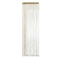 FADENGARDINE Shanghai HxB 230x100 cm Sand Lurex - Sandfarben, Textil (100/230cm) - Gardinenbox