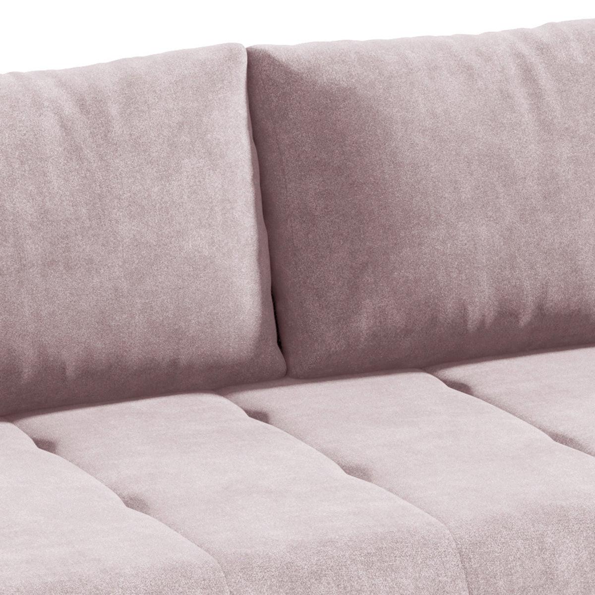 SCHLAFSOFA Jonas 3 Sitzplätze Lila - Rosa, Holzwerkstoff (240/85/110cm) - Petits-meubles