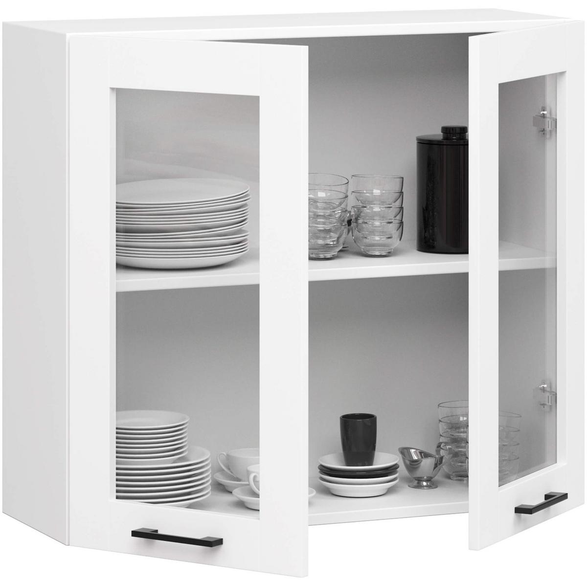 HÄNGESCHRANK Weiß 72/80/30,5 - Weiß, Holzwerkstoff (80/72/30cm) - RAUMHIRSCH FURNITURE