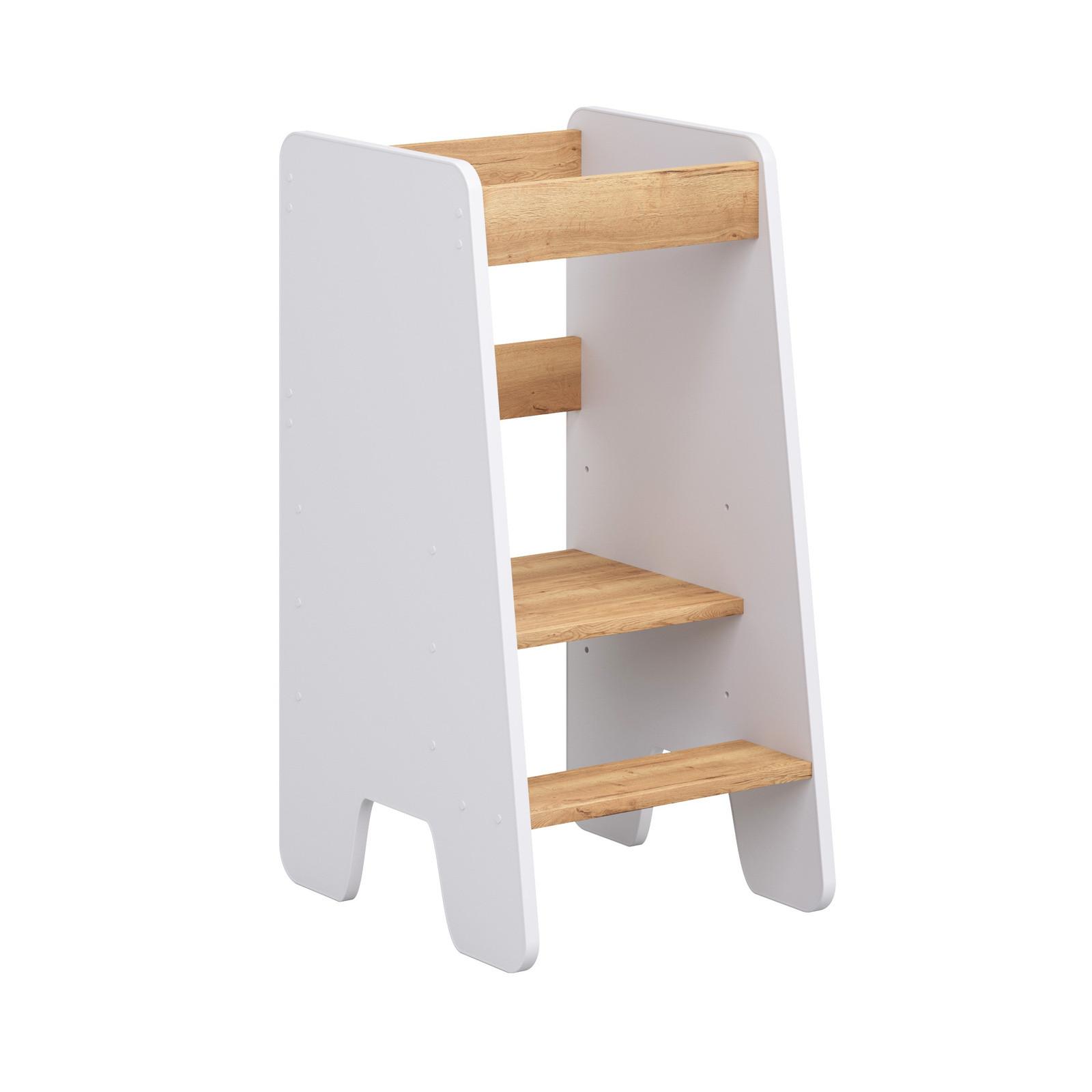 LERNTURM Maja - Weiß, Holzwerkstoff (40/80/45cm) - RAUMHIRSCH FURNITURE