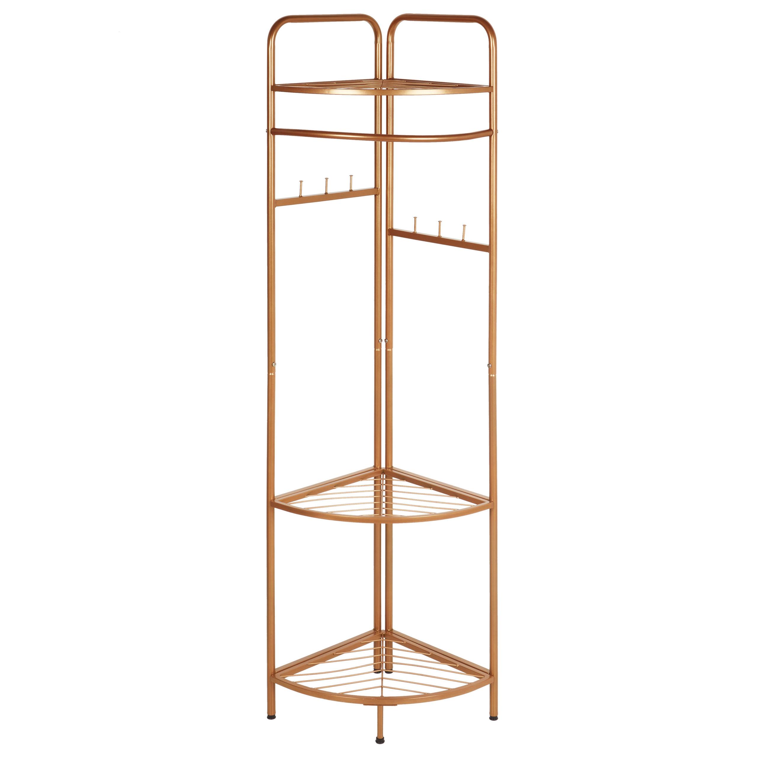 KLEIDERSTÄNDER Metall gold 160 cm Lawton - Goldfarben, Metall (53/160/37cm) - Beliani