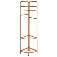 KLEIDERSTÄNDER Metall gold 160 cm Lawton - Goldfarben, Metall (53/160/37cm) - Beliani