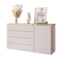 KOMMODE HÄNGENDE AURORA 4S1D Kaschmir - Kaschmir, Holzwerkstoff (140/76/40cm) - Lookway