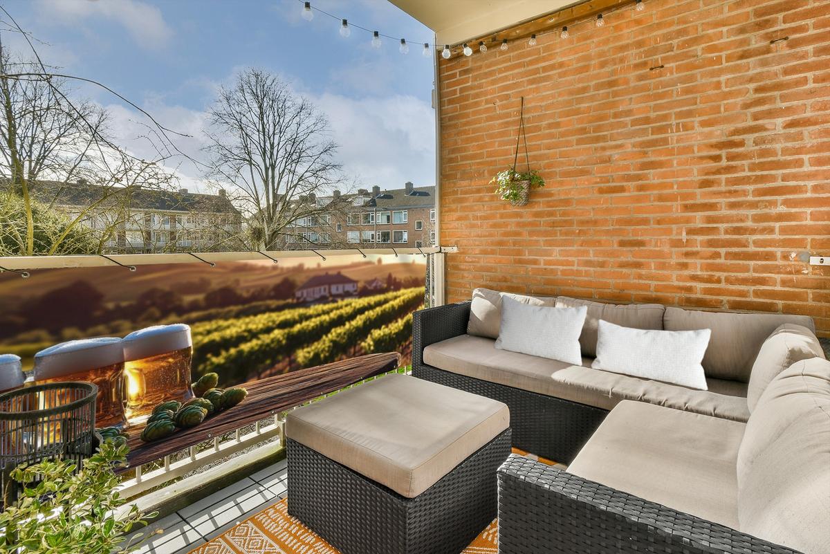 BALKON-SICHTSCHUTZ Bier - Hopfen - Landschaft Windschutz 300x100 cm - Grün, Kunststoff (300/100cm) - MuchoWow