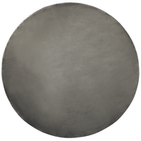 KURZFLOR-TEPPICH Gesi II 140/140 cm - Grau, Naturmaterialen (140/140cm) - Beliani