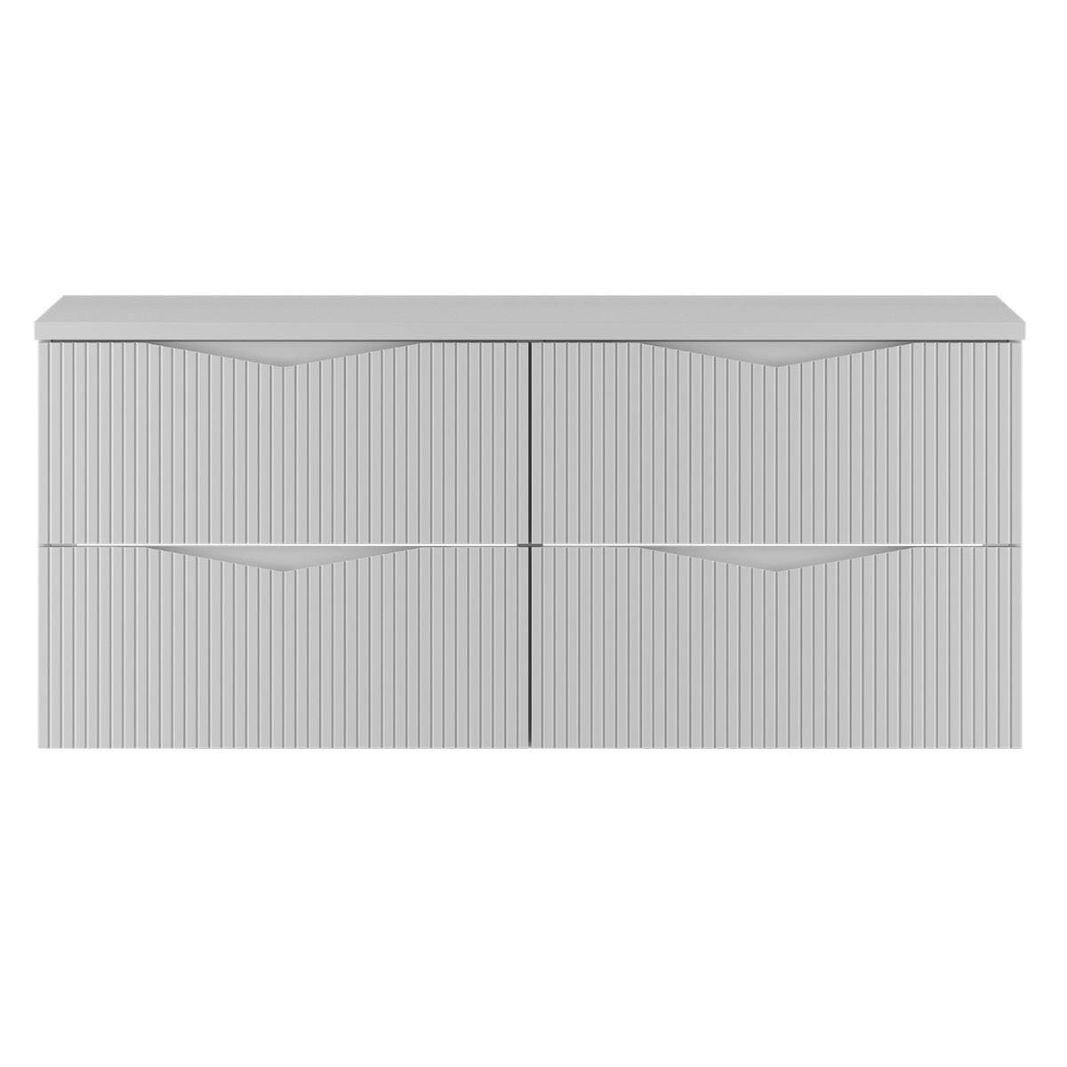 WASCHTISCHUNTERSCHRANK 120.6cm Tao Weiß - Weiß, Holzwerkstoff (120.6/52.2/46.5cm) - Petits-meubles