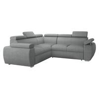 ECKSOFA Boston Maxi - Chromfarben/Dunkelgrau, Holz/Textil (260/260cm) - MIRJAN24