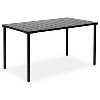 GARTENTISCH AZALEA schwarz - Schwarz, Metall (80/140/75cm) - IDIMEX