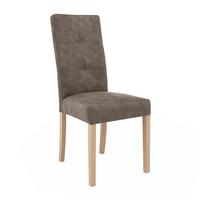 STUHL Solis mit Buchenholzbeinen, Polsterstuhl, Braun - Buchefarben/Braun, Holz (45/100/42cm) - Beautysofa
