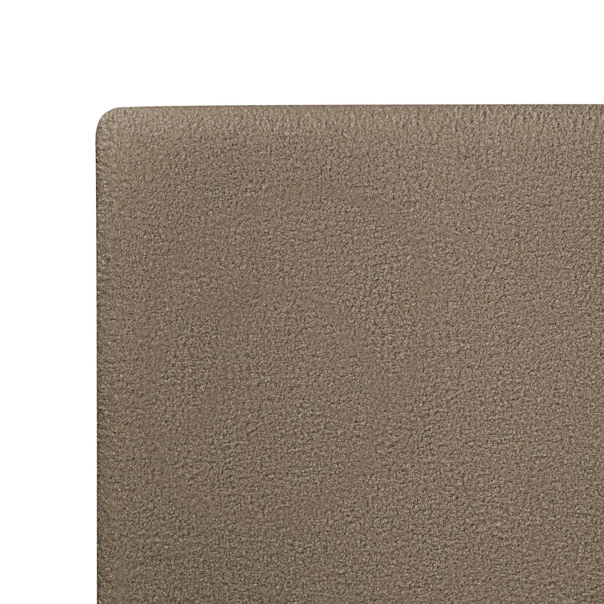 BETT mit Lattenrost 180/200 cm MDF-Platte Taupe Zen - Taupe, Holz (180/200cm) - Beliani
