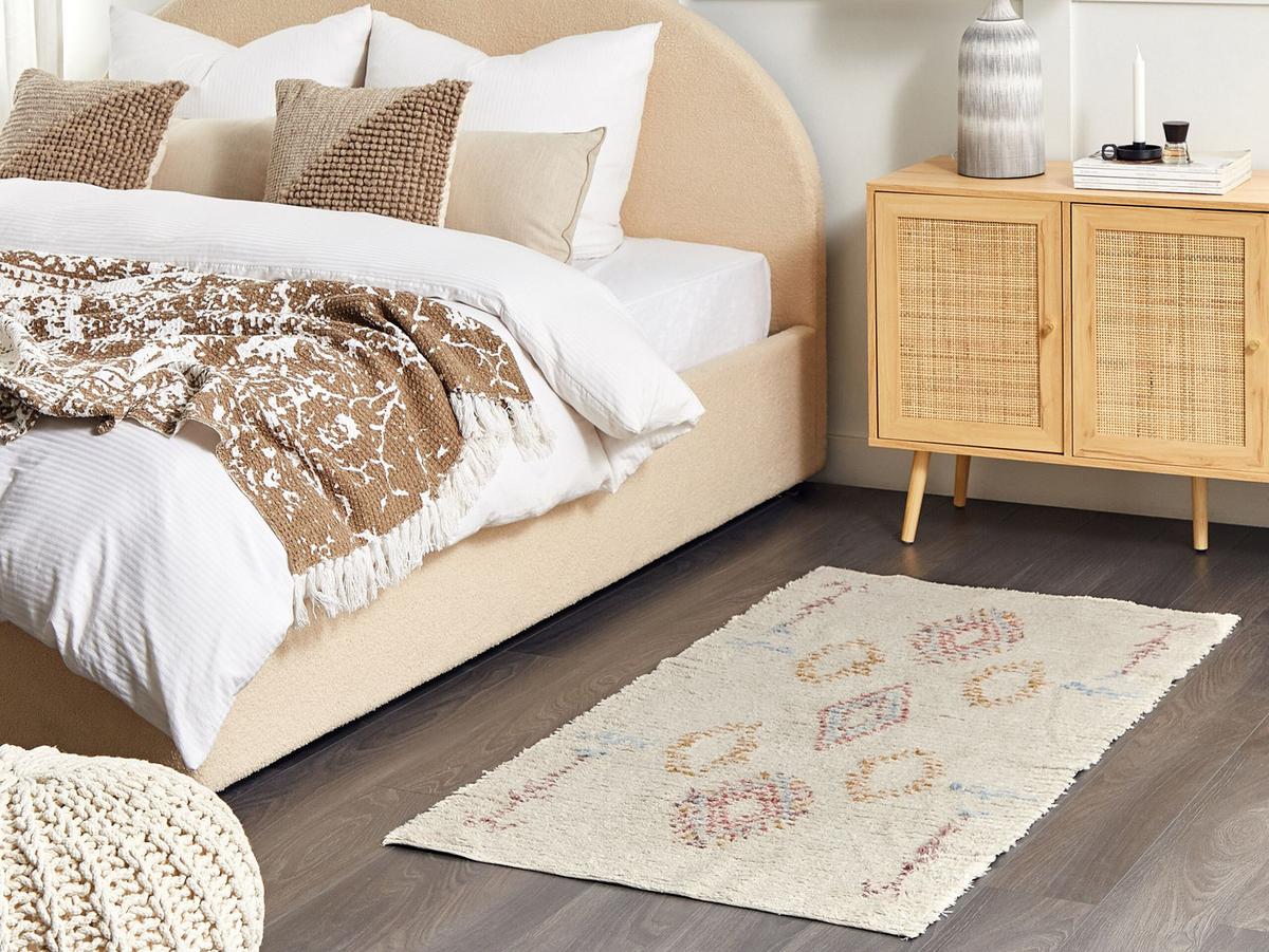 KURZFLOR-TEPPICH Bettiah 150/80 cm - Beige, Textil (80/150cm) - Beliani