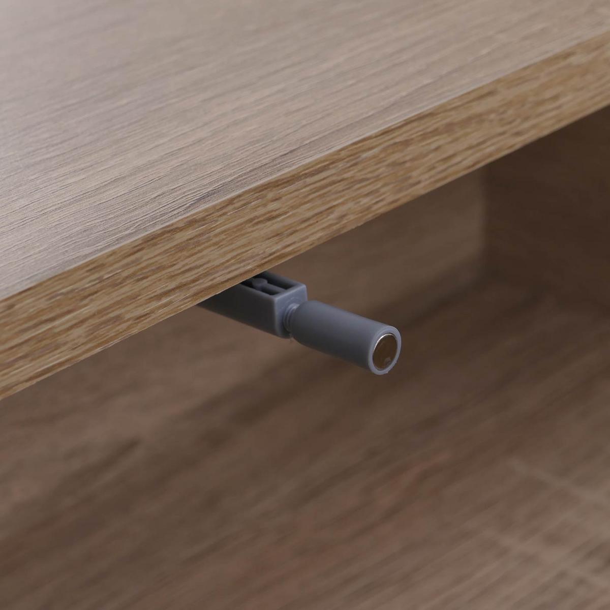 NACHTTISCH eckig Beige - Beige, Holz (48/43/41cm) - MCW