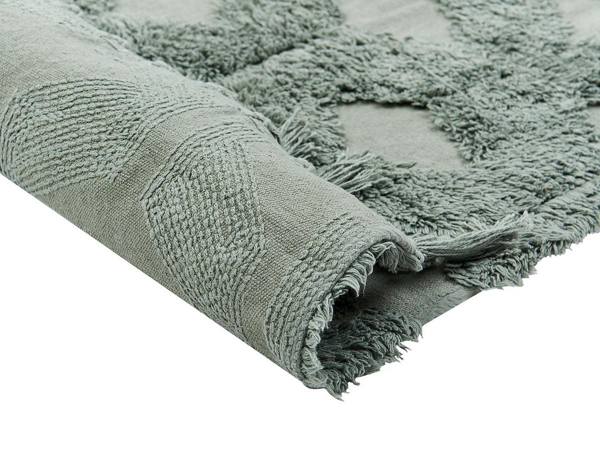 KURZFLOR-TEPPICH Kars 230/160 cm - Grün, Textil (160/230cm) - Beliani