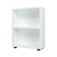 BÜCHERREGAL Vara - Weiß, Holzwerkstoff (55/72/20cm) - [en.casa]