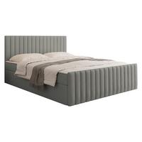 BOXBETT Tirulo Fix - H3 - Schwarz/Grau, Holzwerkstoff/Kunststoff (180/200cm) - MIRJAN24