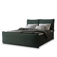 BOXBETT MONTA 140x200 cm mit Matratze und Topper - Grün - Grün, Holz (140/200cm) - MASSENO