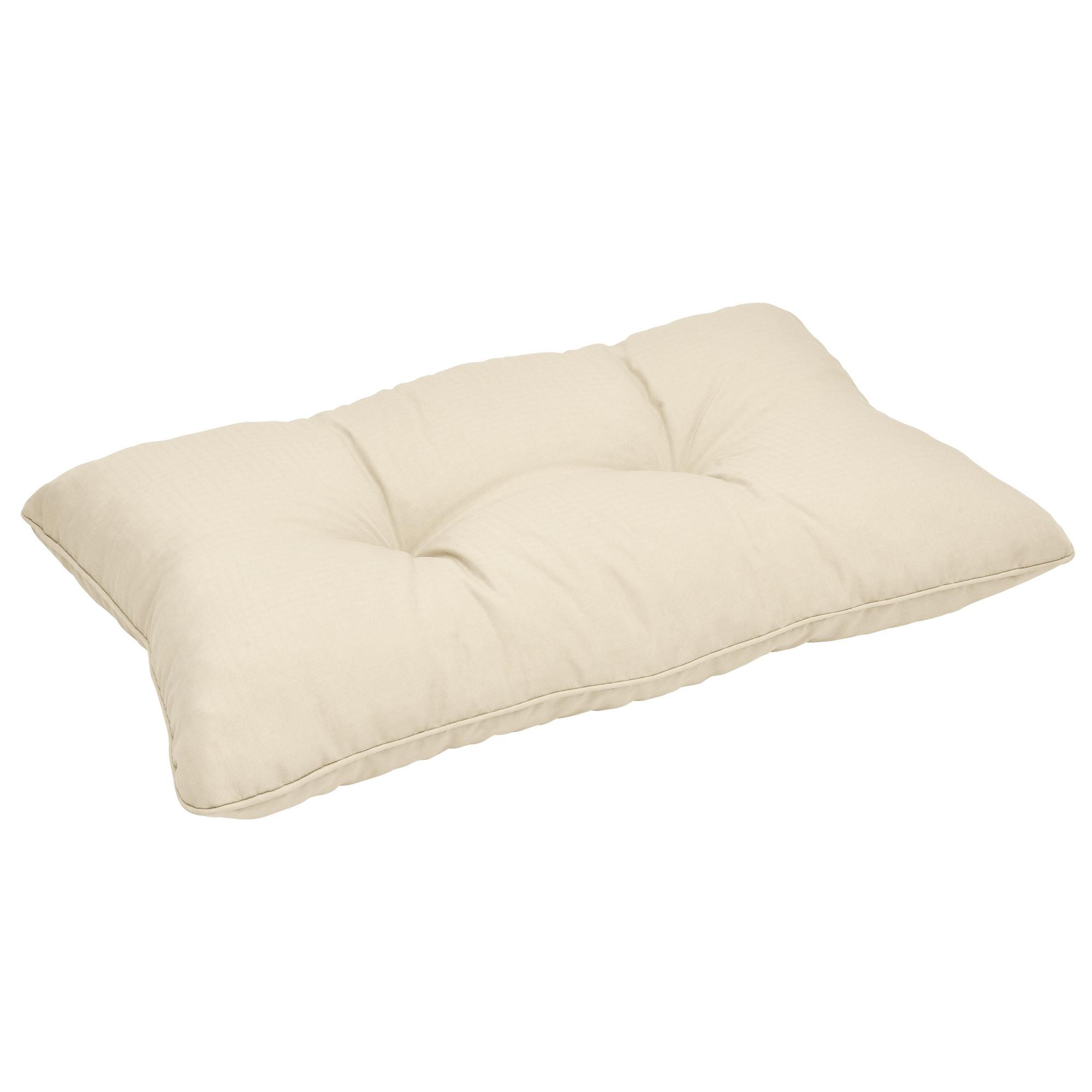 LOUNGEKISSEN Xluna Rücken 60/40/12 cm Natur - Naturfarben, Textil (60/40/12cm) - Beautissu 