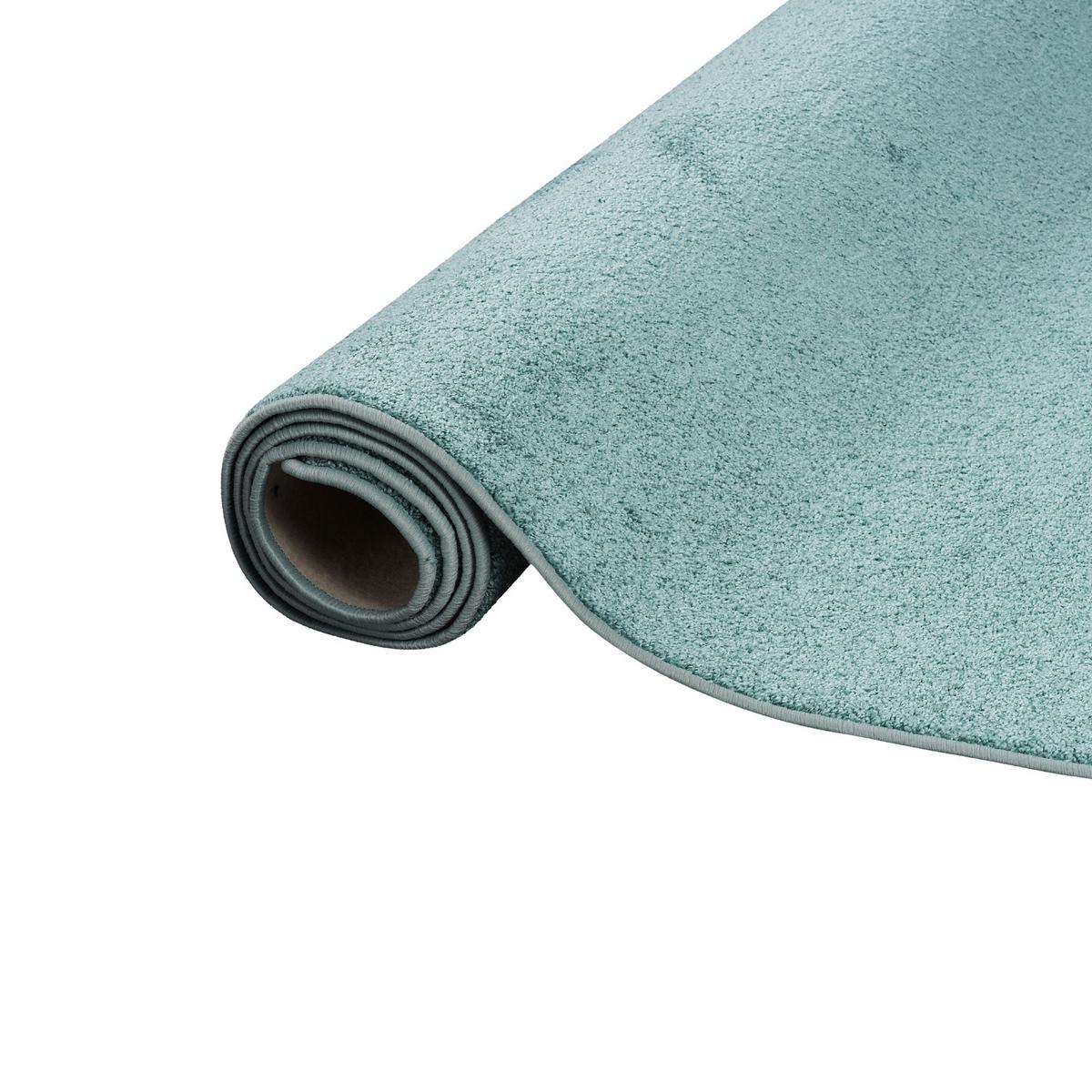 HOCHFLOR VELOURS TEPPICH LUNA - Mintgrün, Textil (160/240cm) - Snapstyle