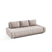 SCHLAFSOFA Vogar In Aston - Creme, Holzwerkstoff/Textil (240/85/110cm) - Fun Möbel