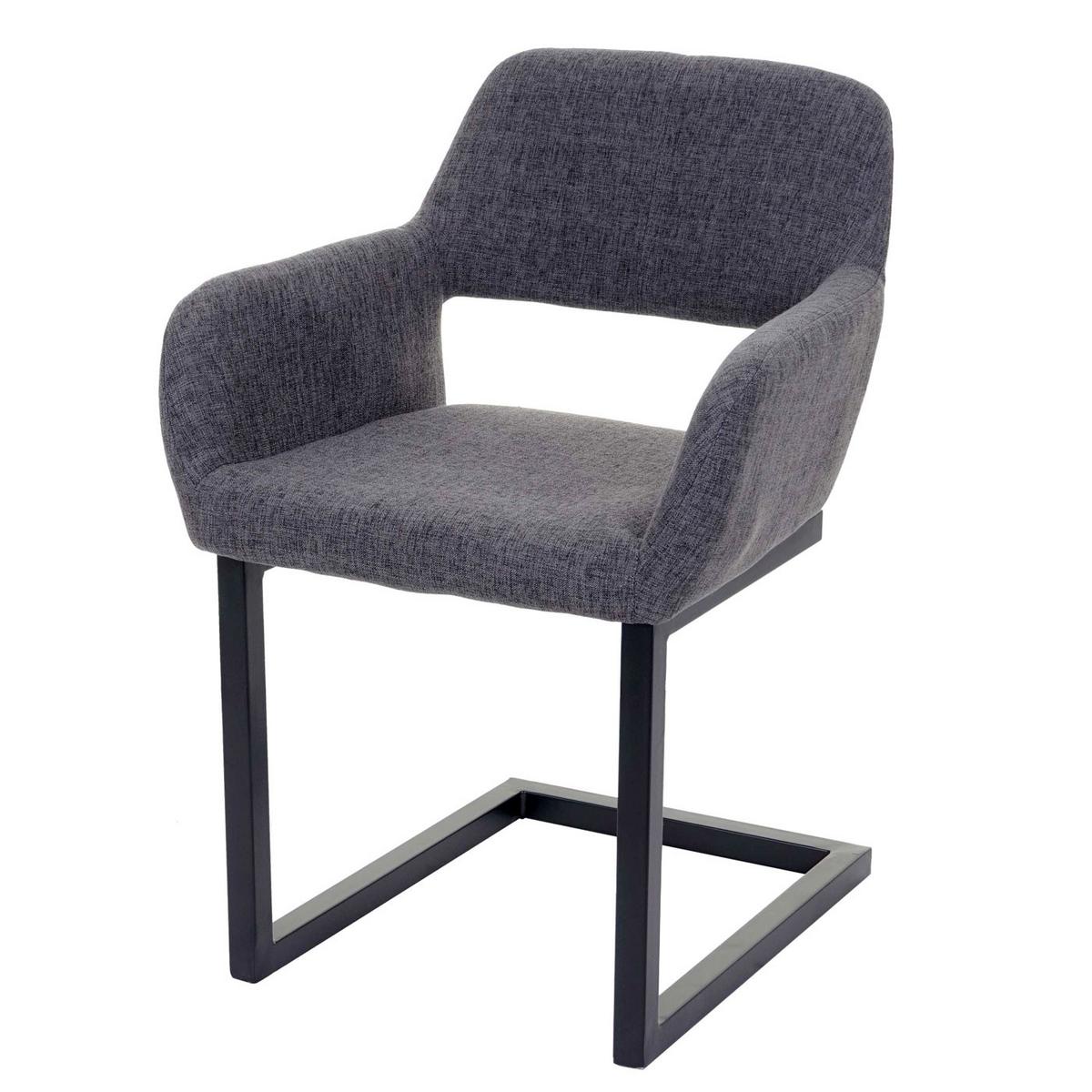 ESSZIMMERSTUHL Anthrazit - Anthrazit/Grau, Textil (58/80/55cm) - MCW