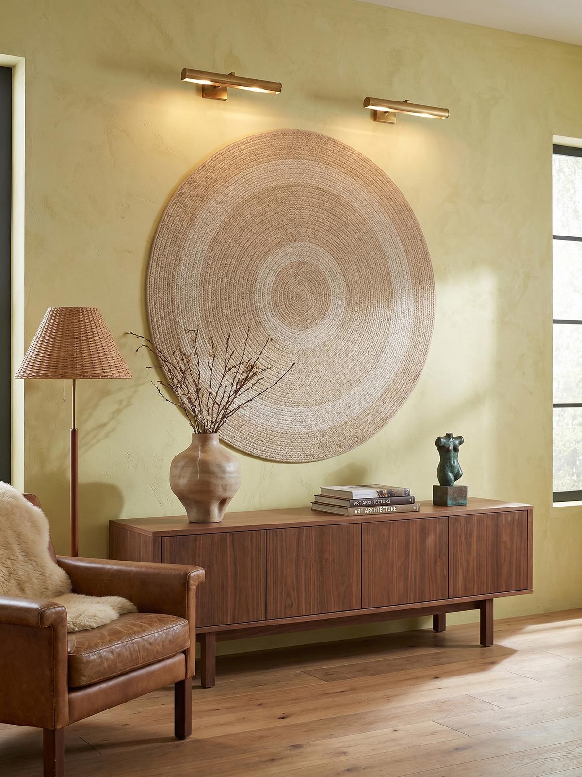 OUTDOORTEPPICH KAUNS, im Vintage-Stil, Beige, Ø 80 cm - Beige, Textil (80/80cm) - KADIMA DESIGN