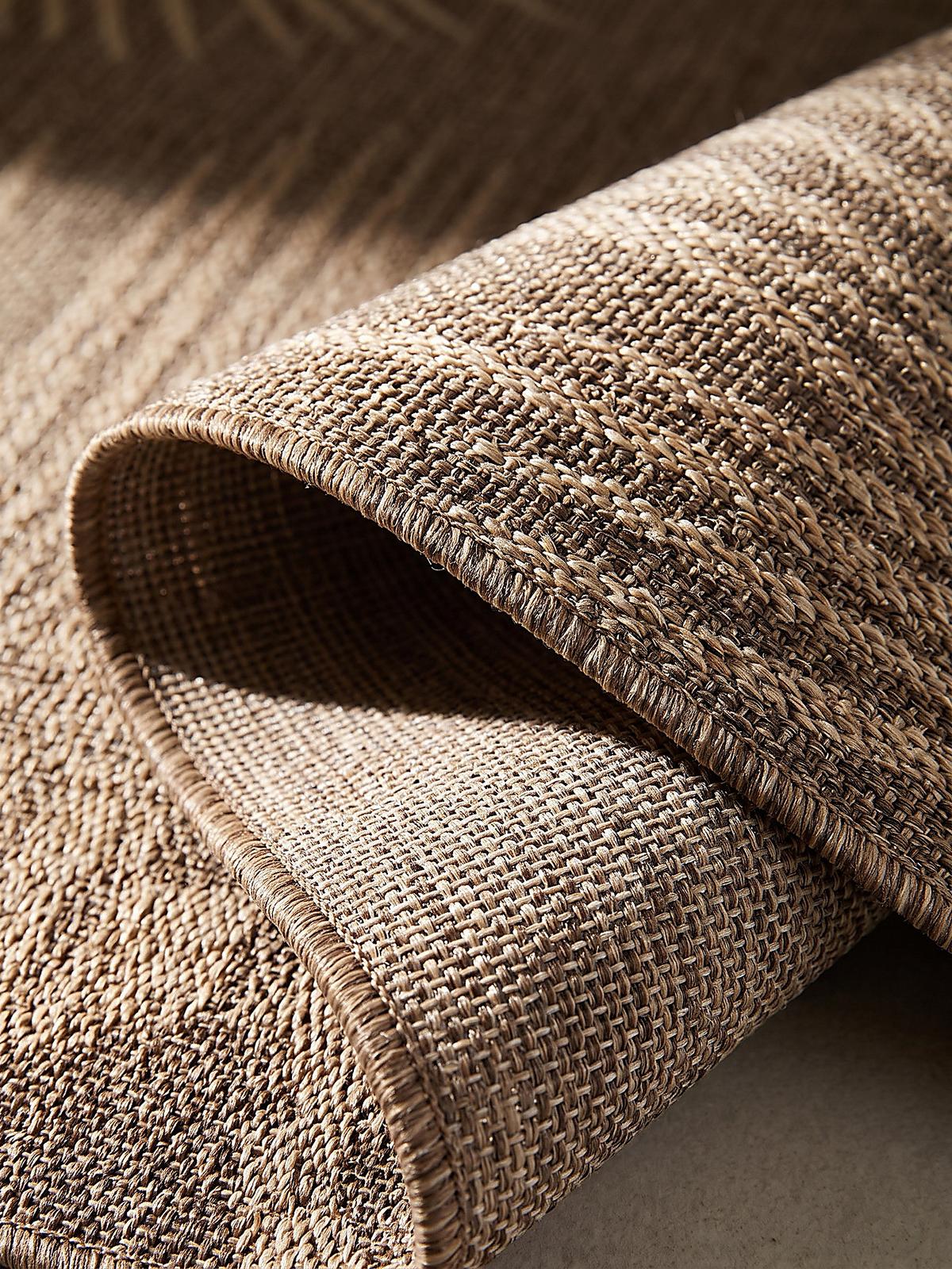 TEPPICHLÄUFER Floral CORDEV Polypropylen Natur 80 x 250 cm - Beige, Textil (80/250cm) - KADIMA DESIGN