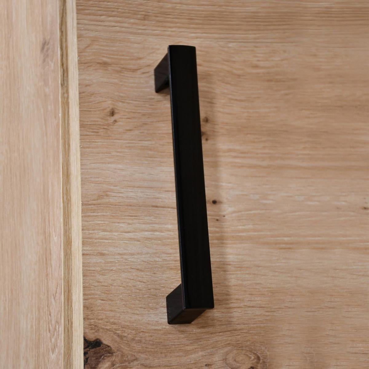 DREHTÜRENSCHRANK Trend, ohne Schubladen, Weiß - Schwarz/Weiß, Holzwerkstoff (90/180/50cm) - Beautysofa