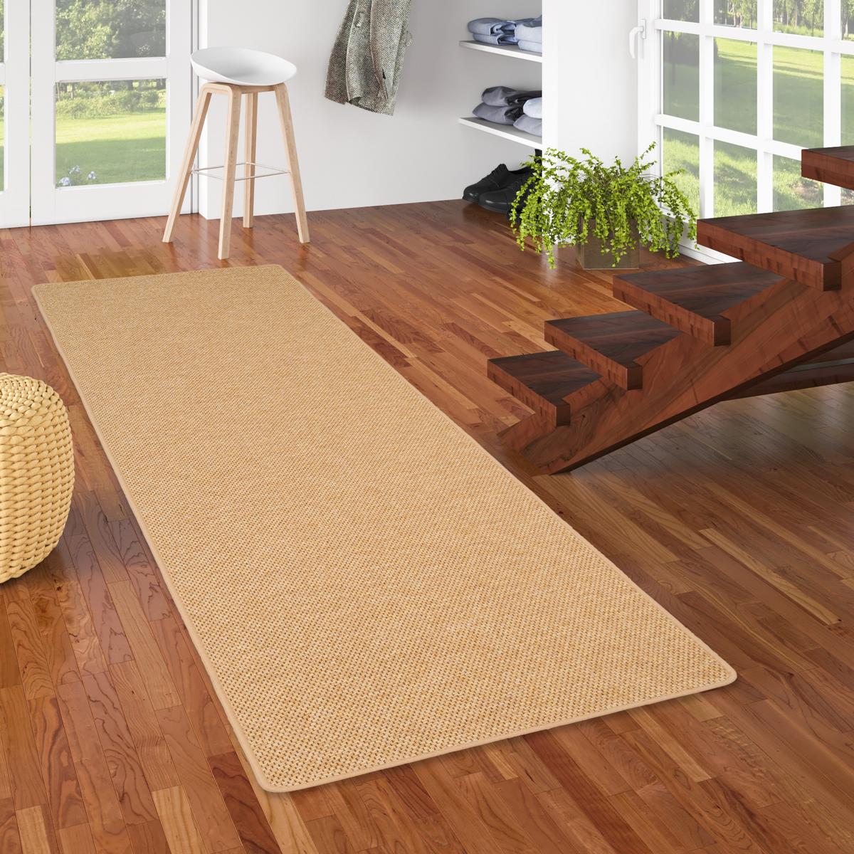 LÄUFER TEPPICH BENTZON FLACHGEWEBE - Nussbaumfarben, Textil (80/240cm) - Snapstyle