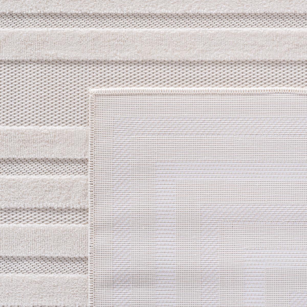 TEPPICH Outdoor ORTLER in Creme, mit 3D-Design, Florhöhe 4 mm, 240 x 340 cm - Beige, Textil (240/340cm) - KADIMA DESIGN