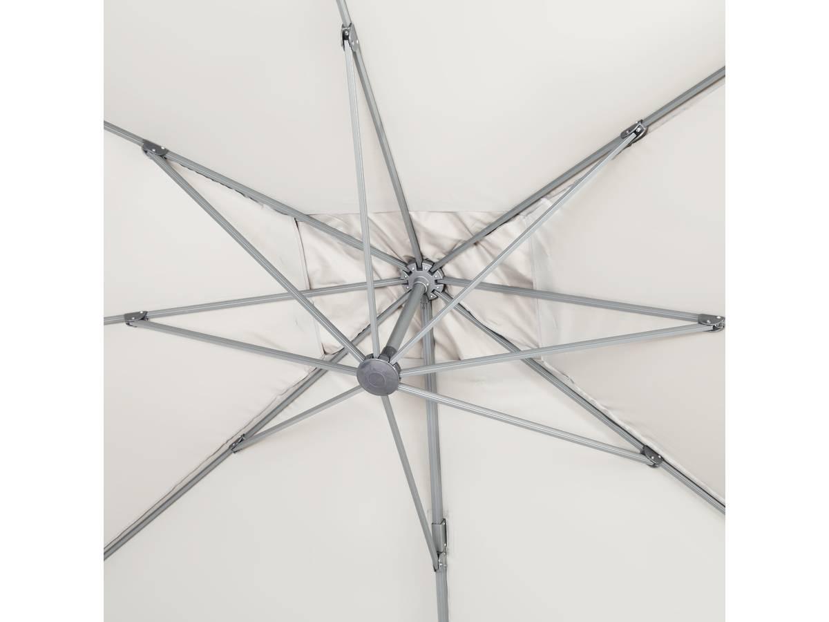 SONNENSCHIRM sun 4 Ekru - Beige, Metall (400/300cm) - Habitat Garten