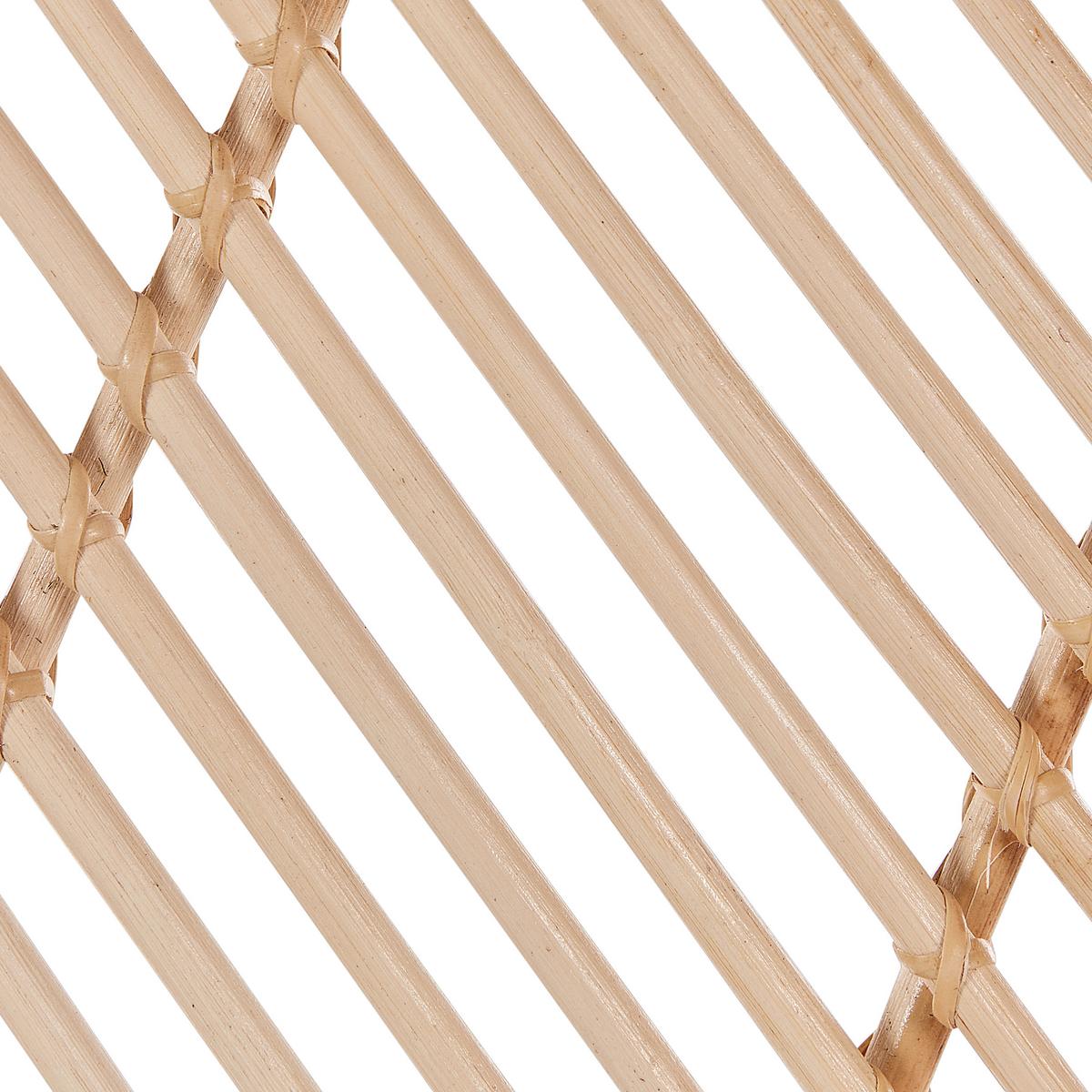 RAUMTEILER 3-teilig Hellbraun 106/180 cm Cosenza - Beige/Naturfarben, Naturmaterialen (106/180/3cm) - Beliani