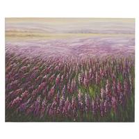 ÖLGEMÄLDE BLUMENFELD HANDGEMALT Mehrfarbig - Multicolor, Textil (100/80cm) - MCW